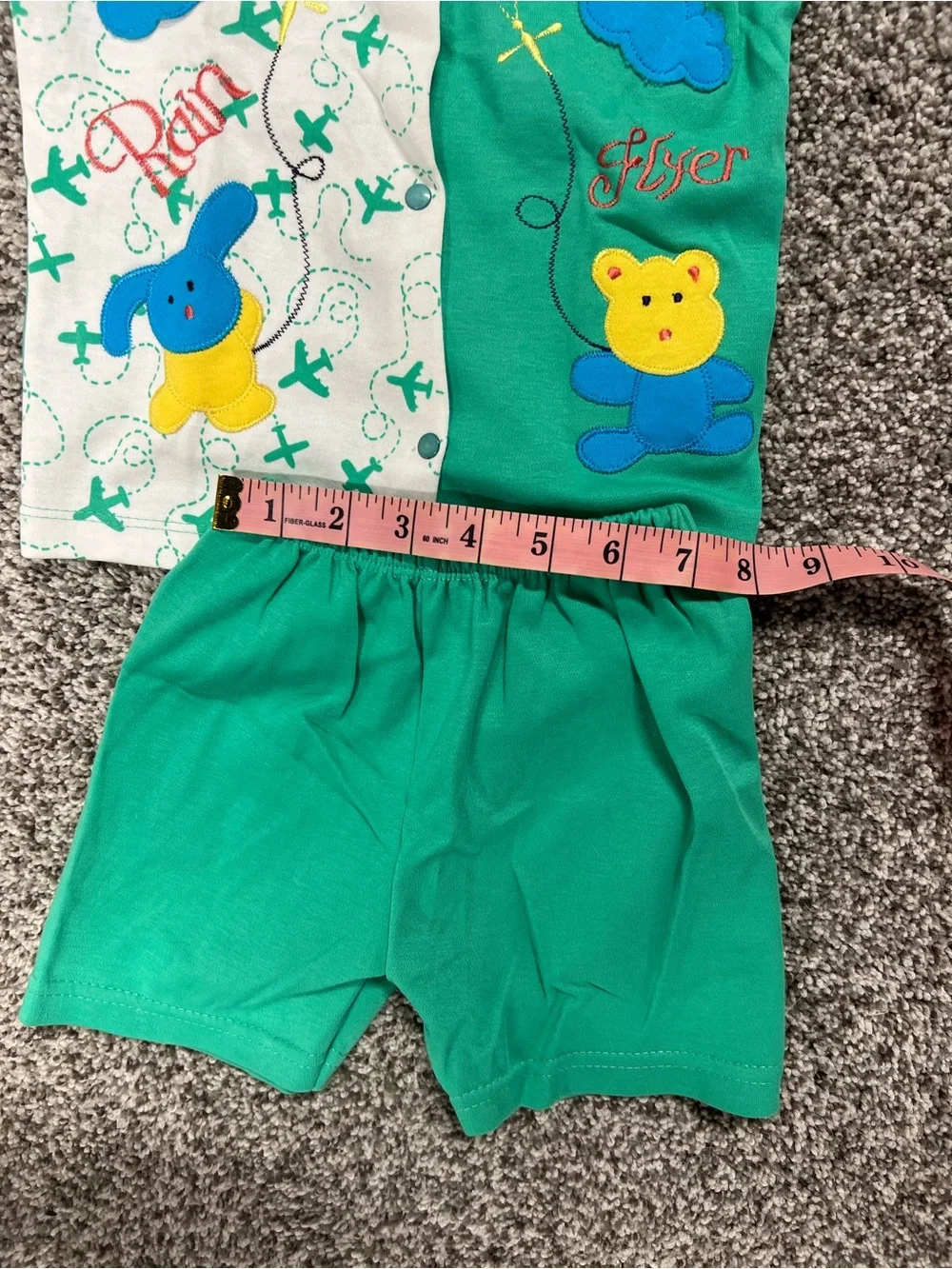 Pistal Kids Set with Playful Animal Appliques